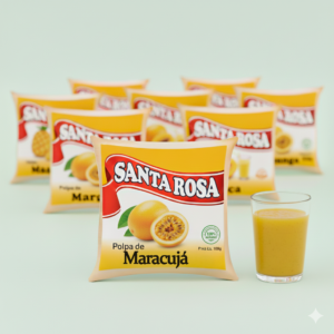 Kit Atacado – Polpa de Maracujá 100g | 5 Pacotes