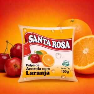 Polpa de Acerola com Laranja - 20 Und